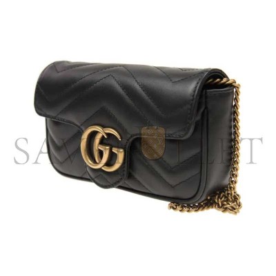 GUCCI MARMONT MATELASSE LEATHER SUPER MINI BAG 476433 (16.5*10*4.5cm)